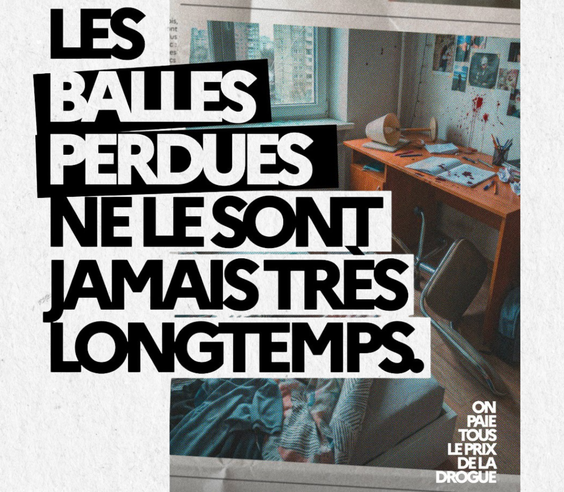 Affiche de la campagne gouvernementale « On paie tous le prix de la drogue »