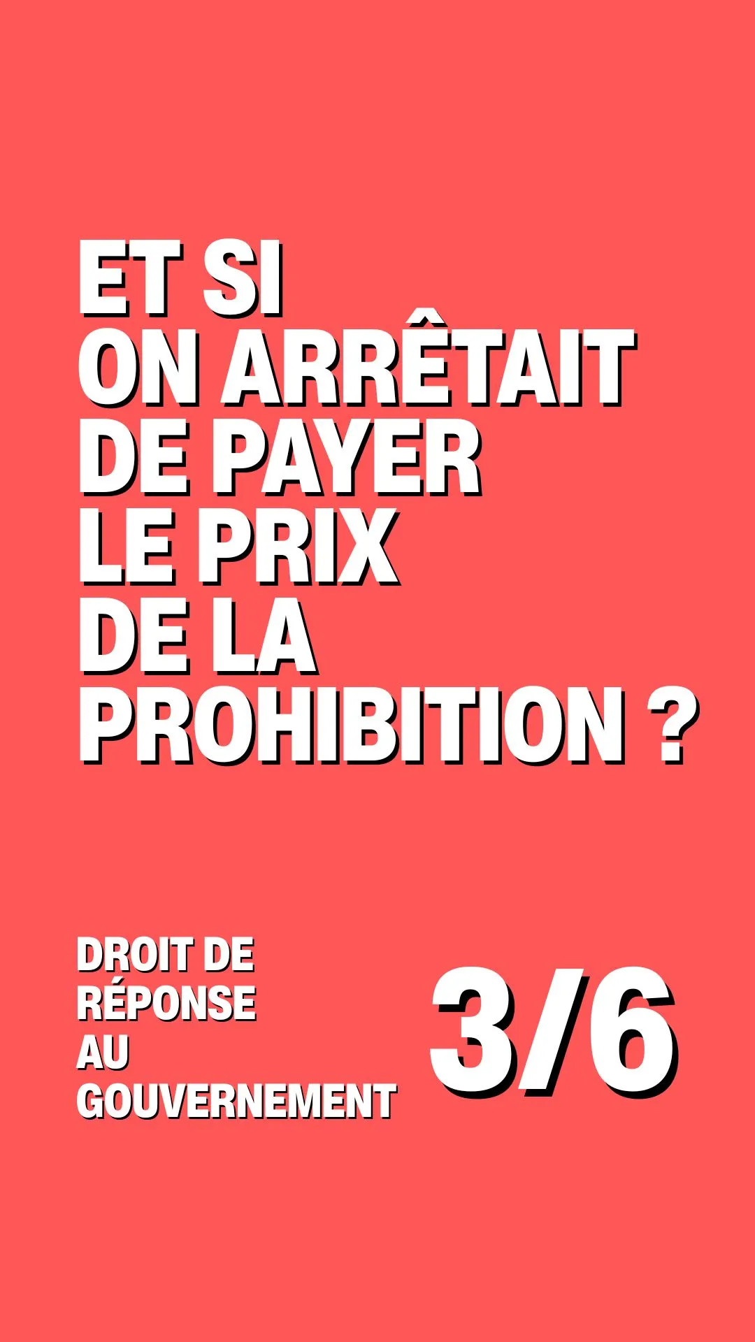 Aperçu du short DRUGZ sur le coût collectif de la prohibition